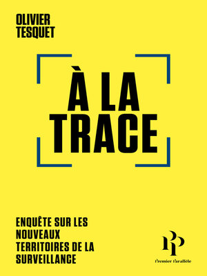 cover image of A la trace